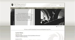 Desktop Screenshot of pietragallo.com